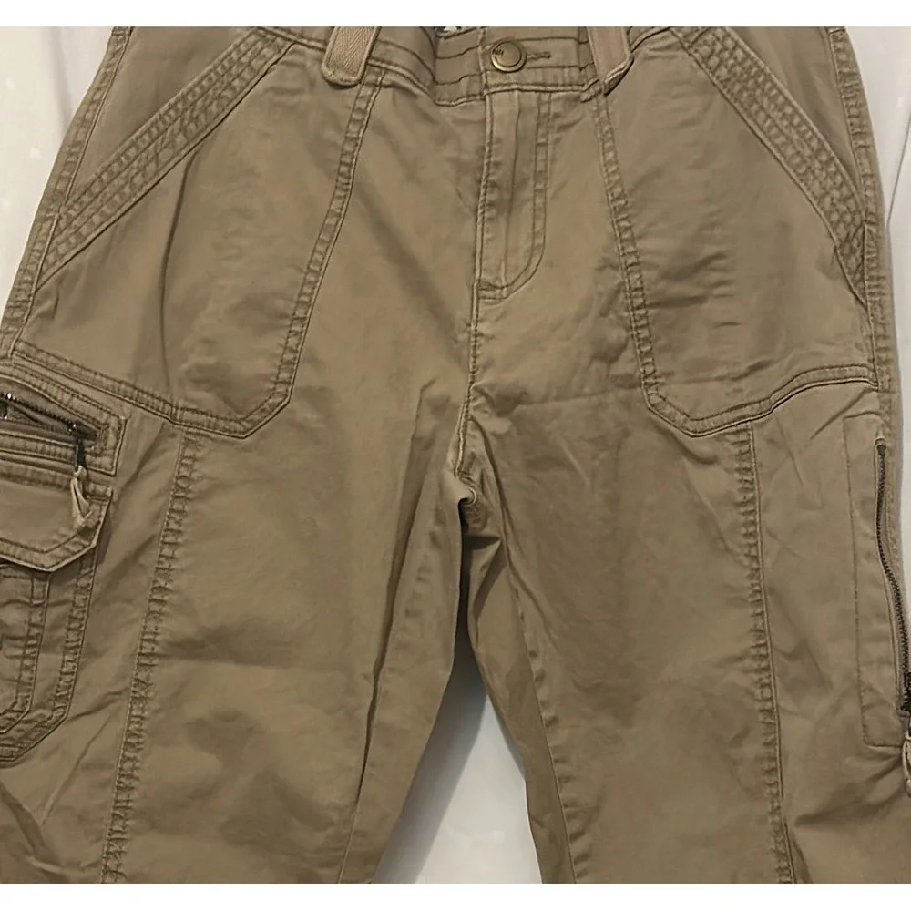 Natural Reflection Khaki Cargo Pants Size 8 - Picture 2 of 6